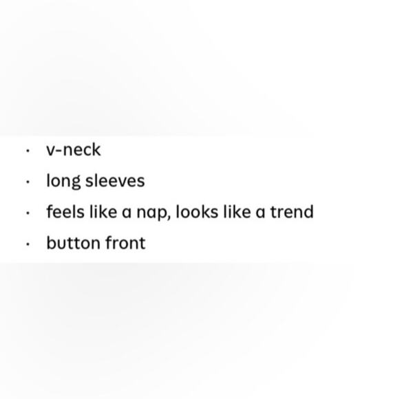 Old Navy Black Cozy Chenille Button-
Down Top - Picture 4 of 10